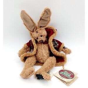 GANZ Cottage Collectibles Nicky Bunny FLOPPY JOINTED Signed Lorraine Chien